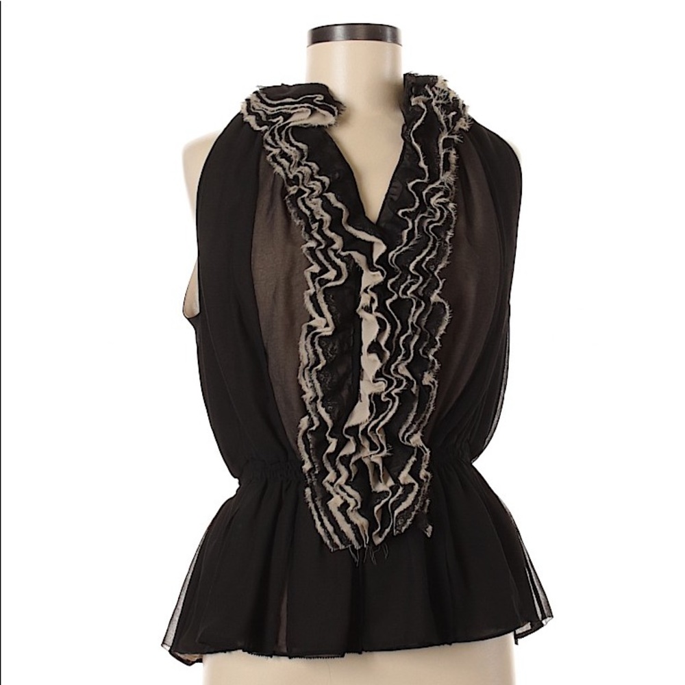 Robert Rodriguez Ruffle Blouse - Picture 3 of 4